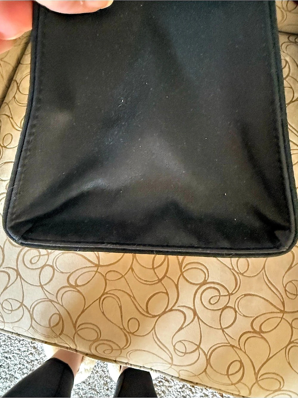 Vintage Kate Spade Sam Bag Black Nylon Tote Y2K Early 2000s Near Mint - Picture 14 of 14